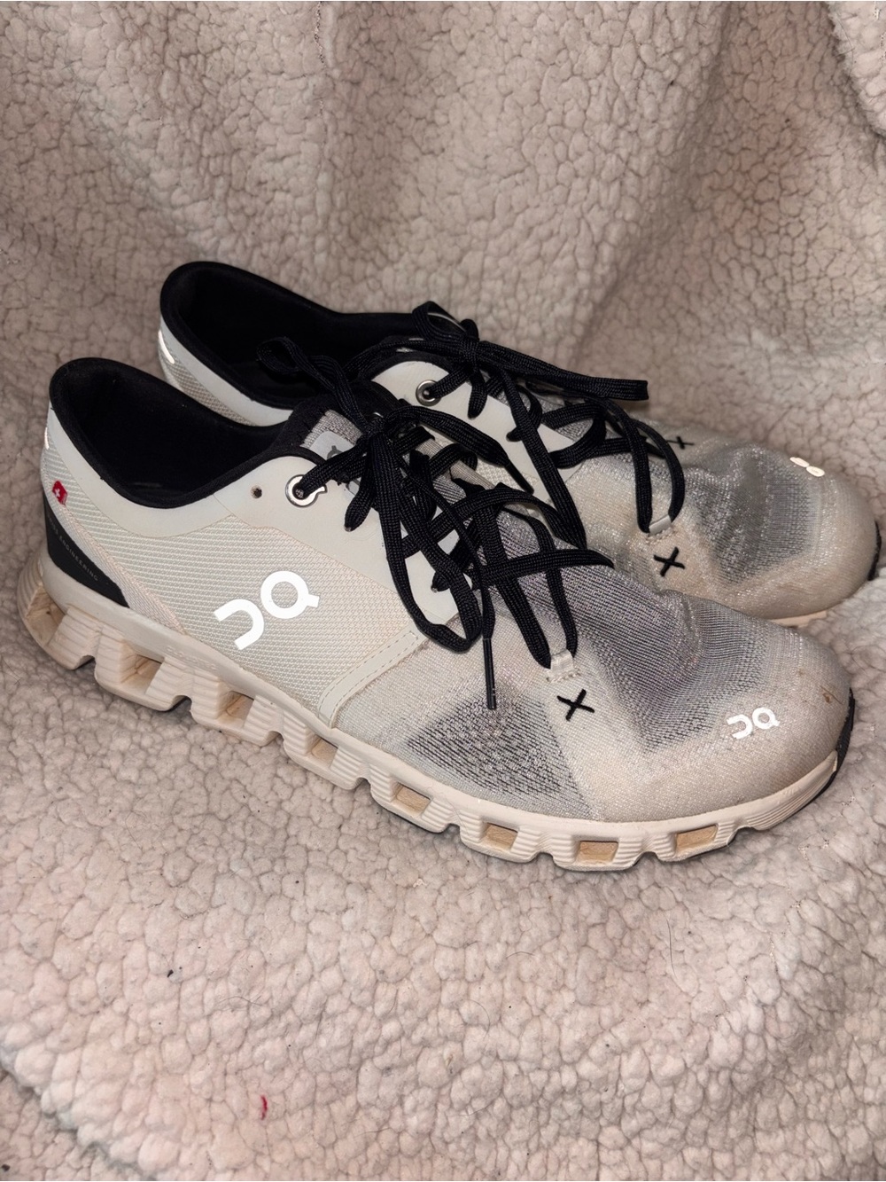 On Running Cloud X White Black Training Running Shoes Women’s US 10 EU 42